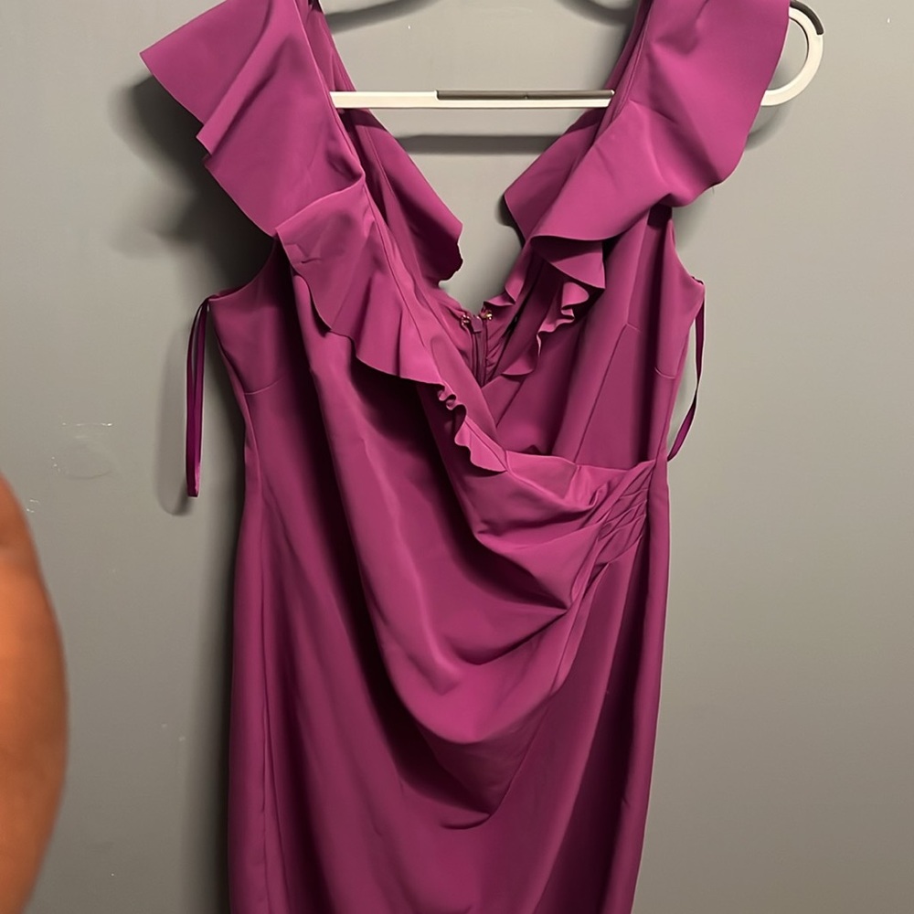 Ralph Lauren Purple Colored Dress size 16 - Picture 3 of 6